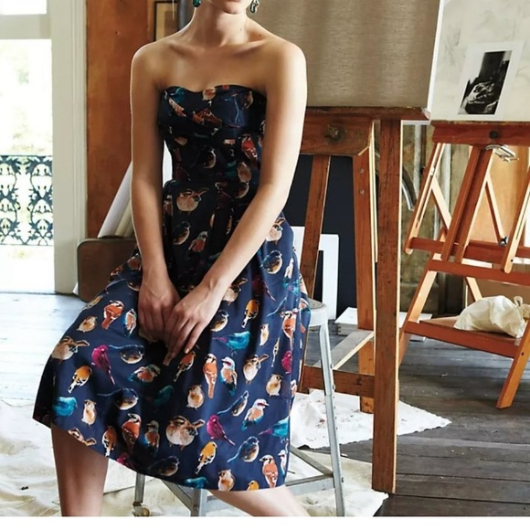 Anthropologie Maeve Native Bird dress size 0 - Picture 2 of 5